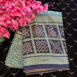 Bandhani Saree - Blue