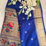 Premium Jamdani Silk Saree with Muniya Border & Paithani Pallu