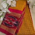 Chex Patola Saree – Patola Border