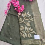 Tussar Silk Saree – Temple Border