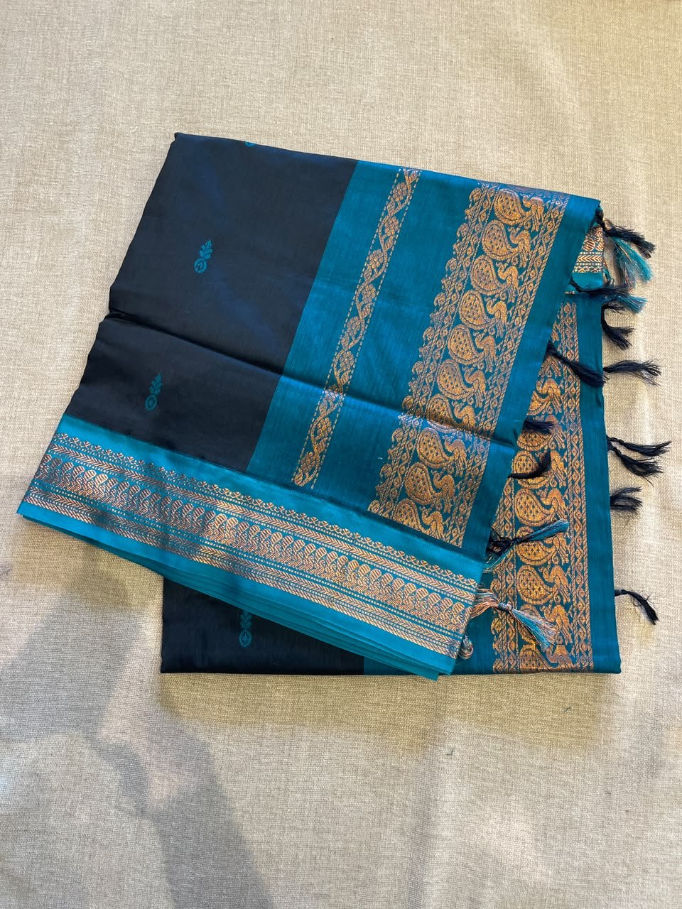 2026/06/1001337594.jpg Kalyani Gadwal - Dark Blue - Image 1