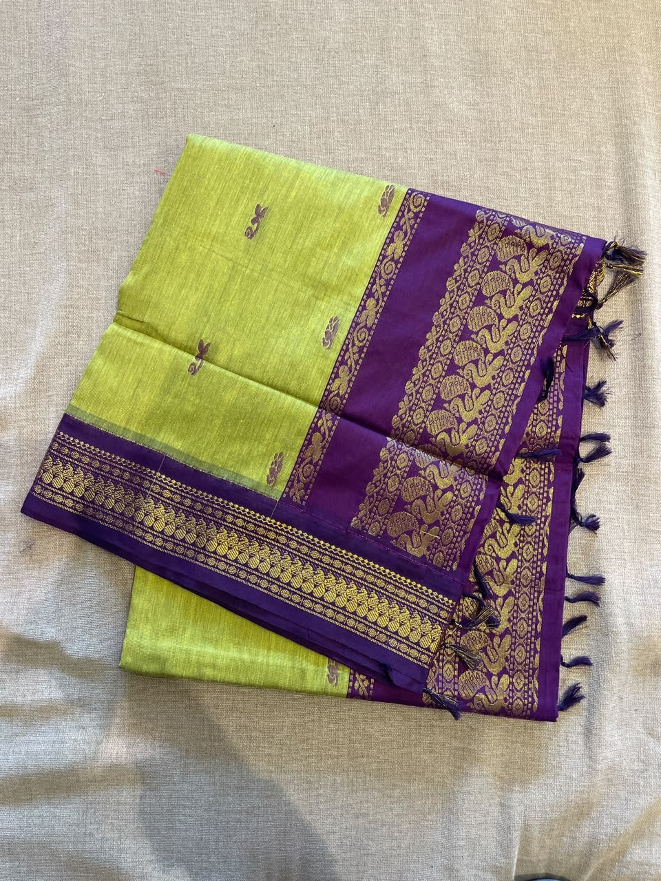 2026/06/1001337600.jpg Kalyani Gadwal - Light Green - Image 1