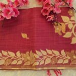 Soft Shinny Fabric Saree 5