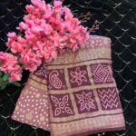 Bandhani Saree - Purple