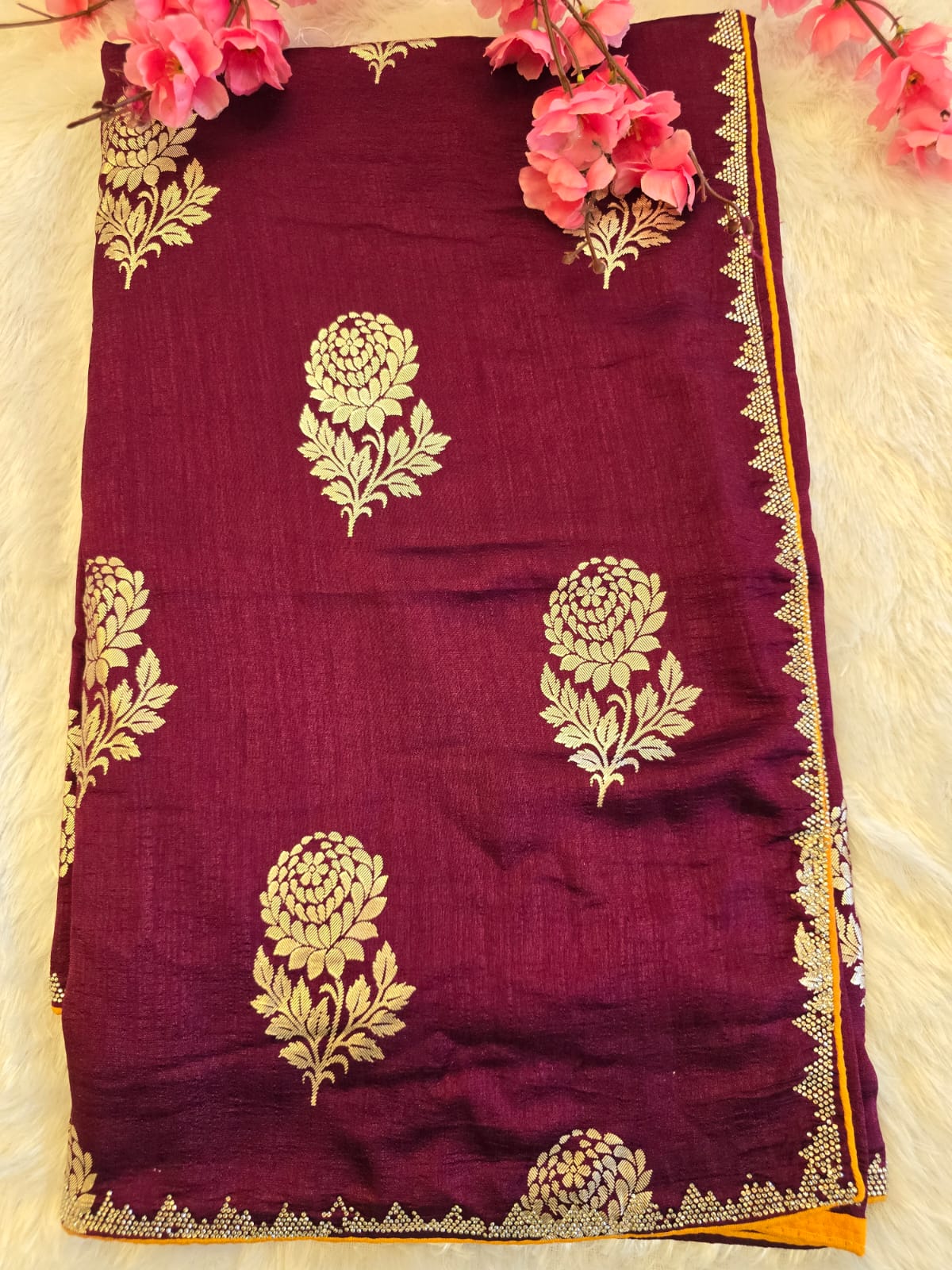 5d57a1d5-4cf6-49c2-904a-8eb9c72a8e56 Dolla Soft Zarkar Border Saree 7 - Image 1