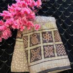 Bandhani Saree - Grey