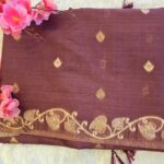 Soft Shinny Fabric Saree 7