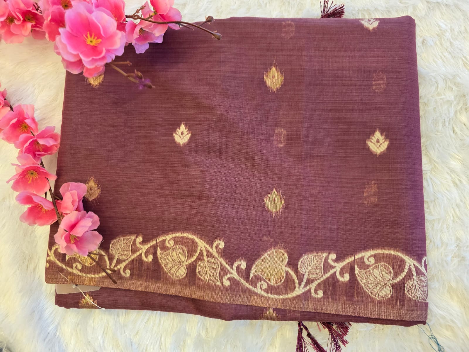 991b898b-72fb-494d-9ddb-48cea6e6c11c Soft Shinny Fabric Saree 7 - Image 1