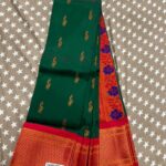 Paithani - Parrot Green