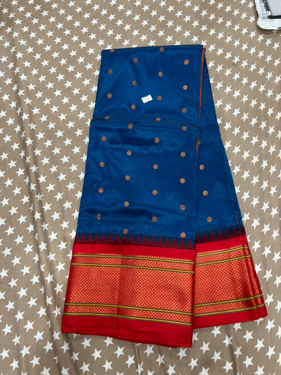 WhatsApp Image 2026-06-08 at 2.47.33 AM (1) Paithani - Dark Blue - Image 1