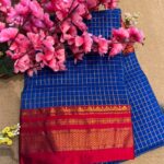 Checks Kalyani Gadwal - Blue
