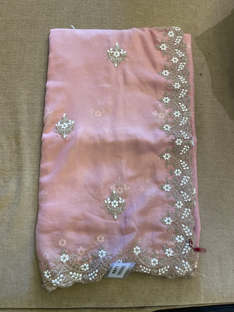 WhatsApp Image 2026-06-08 at 2.48.03 AM Designer Saree - Grey - Image 1