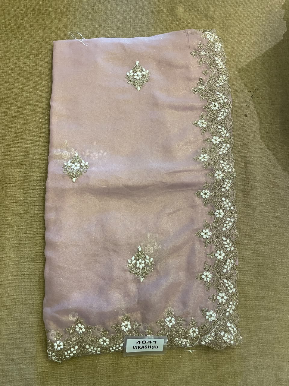 WhatsApp Image 2026-06-08 at 2.48.04 AM (1) Designer Saree - Pink - Image 1