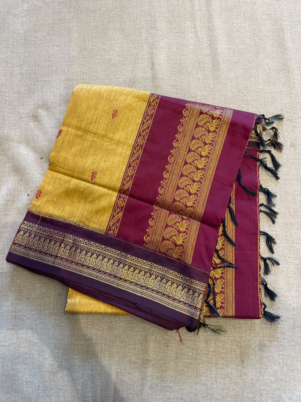 WhatsApp Image 2026-06-08 at 3.20.35 AM Kalyani Gadwal - Dark Yellow - Image 1